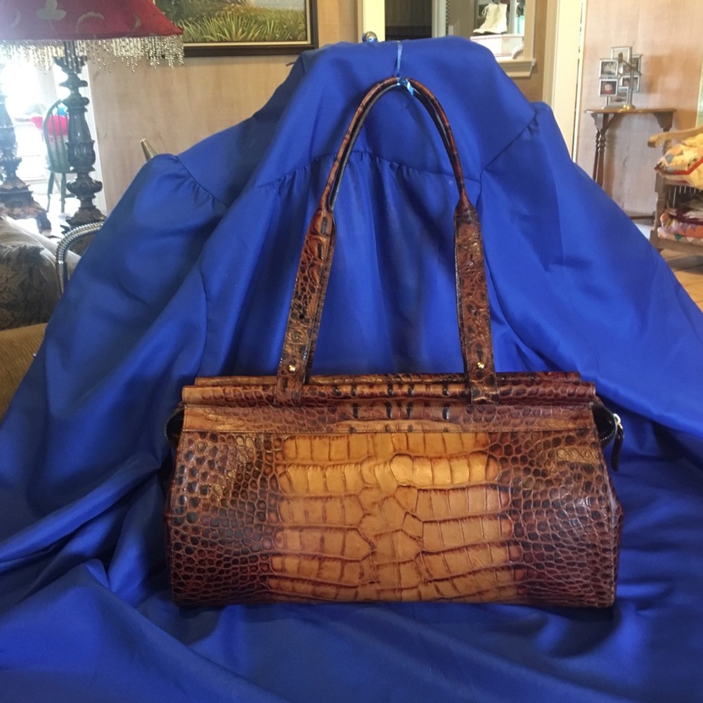 ‼️‼️SOLD‼️‼️Brahmin 25th Anniv. Satchel, Gayle🦊 - Picture 3 of 8
